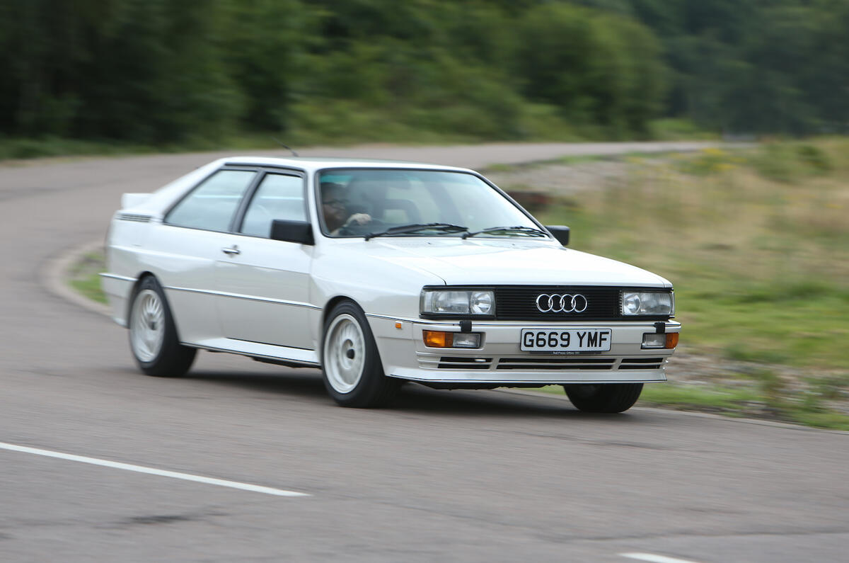 Generation gap - Audi RS5 vs Audi Quattro | Autocar