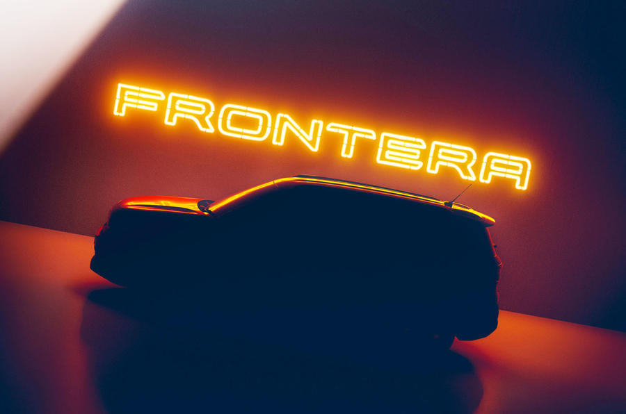 Vauxhall Frontera   Teaser Image   side profile