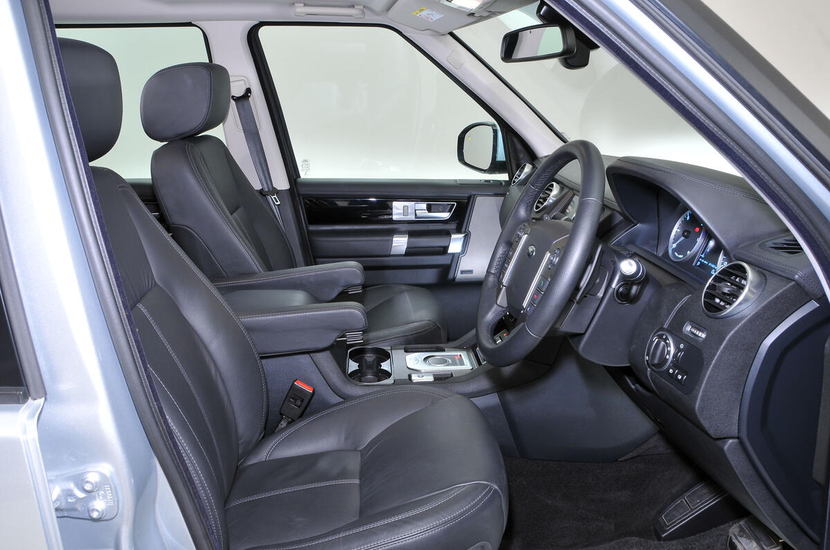 Intérieur du Land Rover Discovery