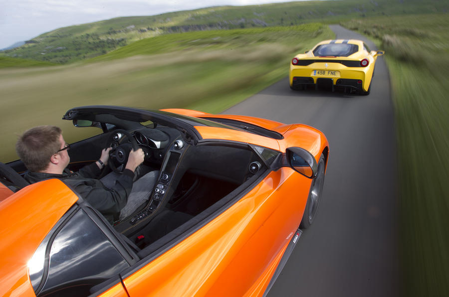 Supercar Shootout Ferrari 458 Speciale Versus Mclaren 650s Autocar