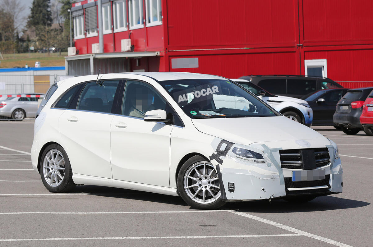 New Mercedes B-class Facelift Spotted Ahead Of October Debut | Autocar