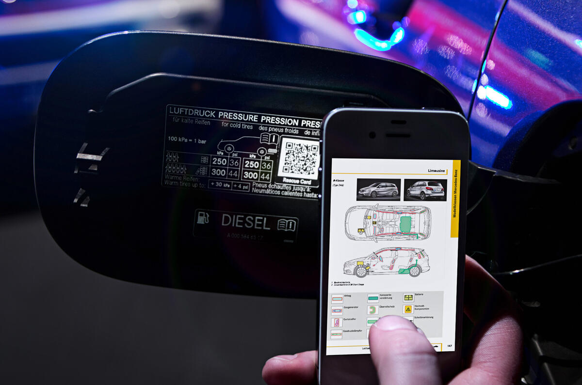 Mercedes-Benz launches QR code-based system to help save lives