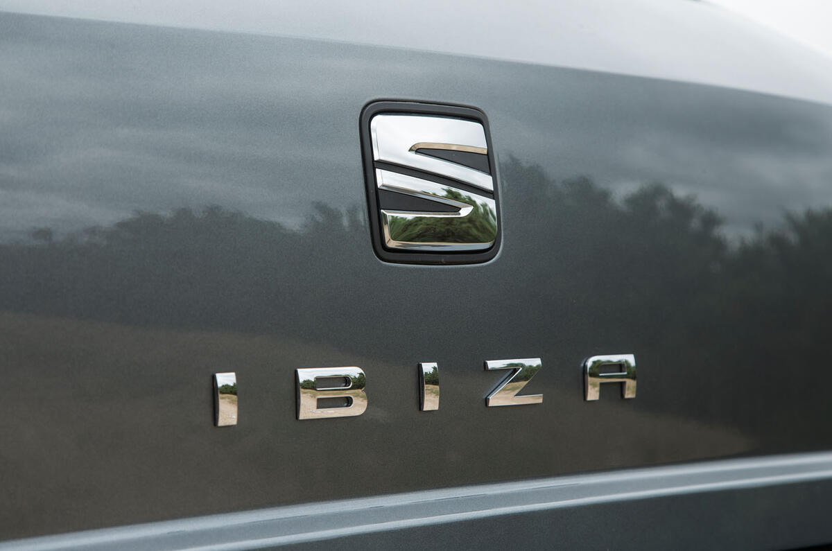 Seat Ibiza badging