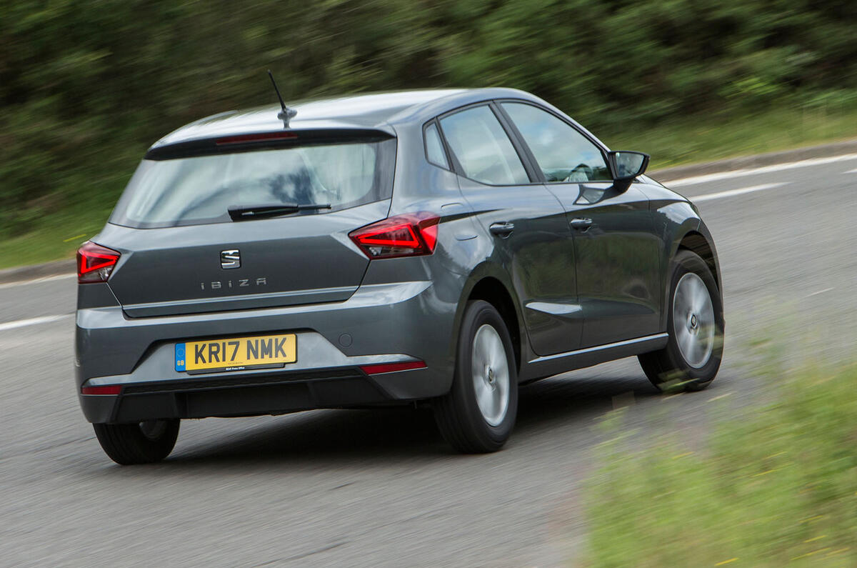 Seat Ibiza rear cornering