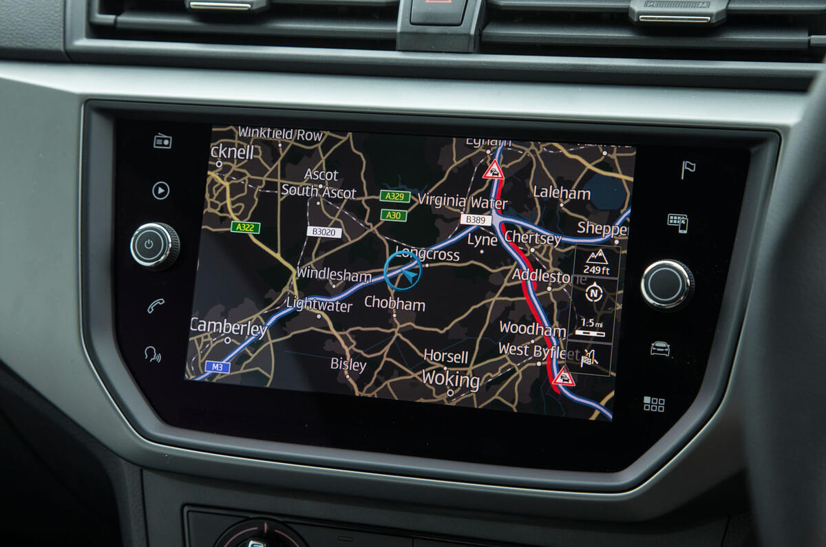 Seat Ibiza sat nav system