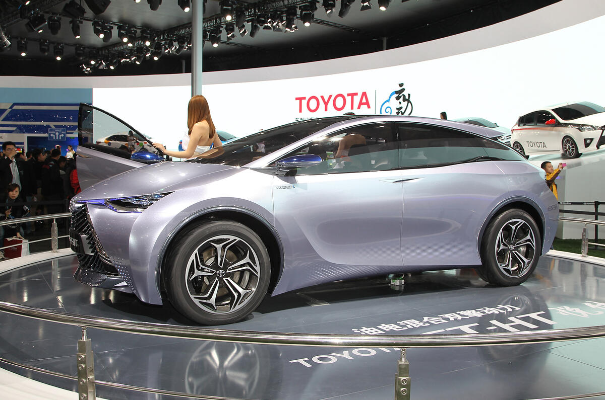 Toyota Unveils Striking Six Seater Hybrid Concept Shanghai Motor Show