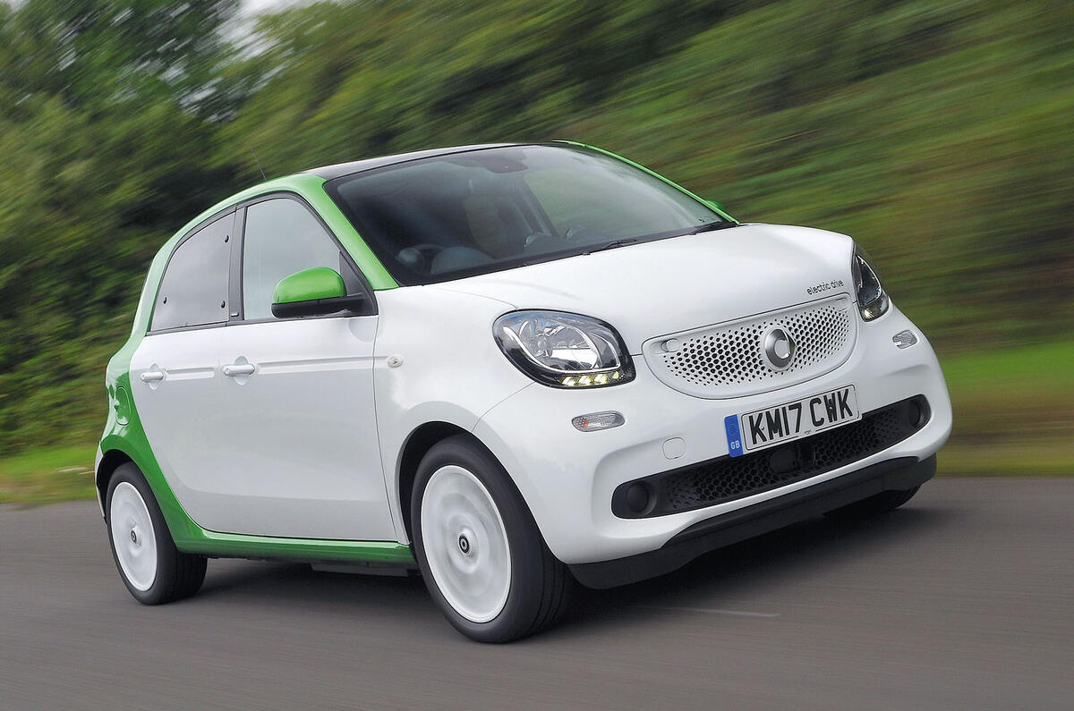 Smart eq forfour deals range