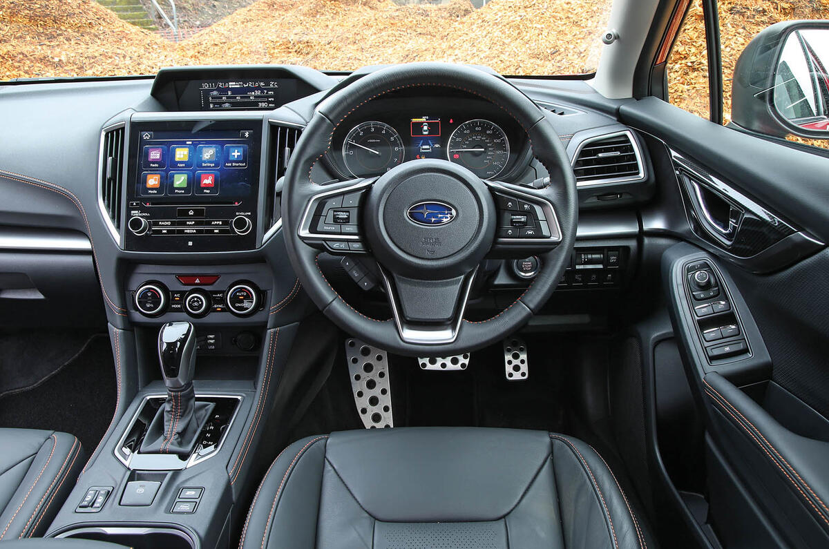 Subaru XV interior Autocar