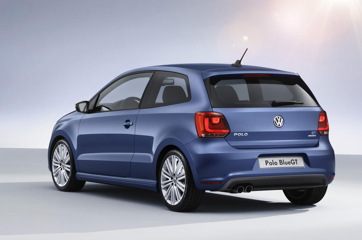 Volkswagen polo blue