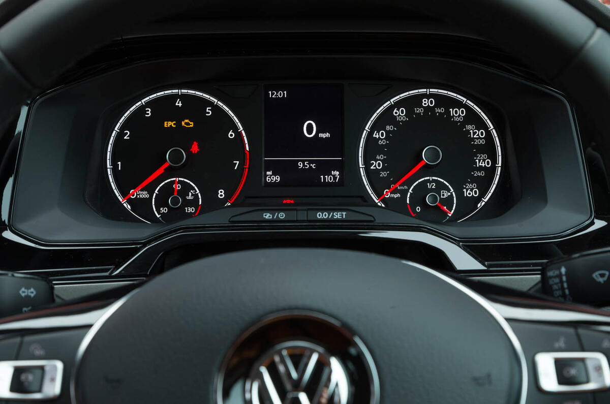 Volkswagen Polo instrument cluster