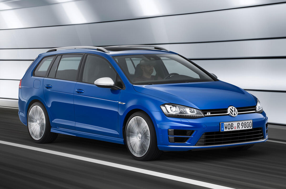 Volkswagen reveals hot Golf R estate | Autocar