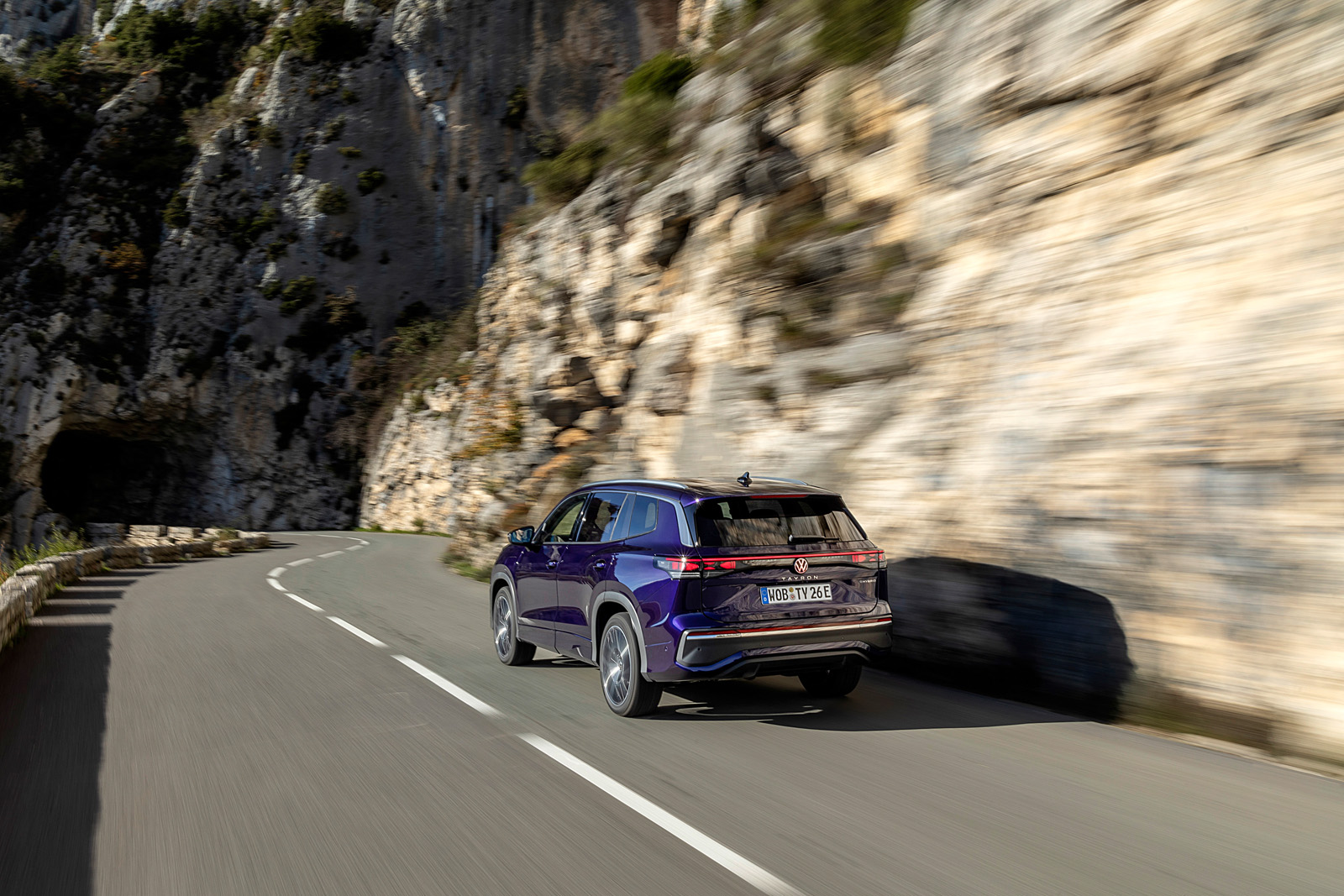 Tayron on a mountain road