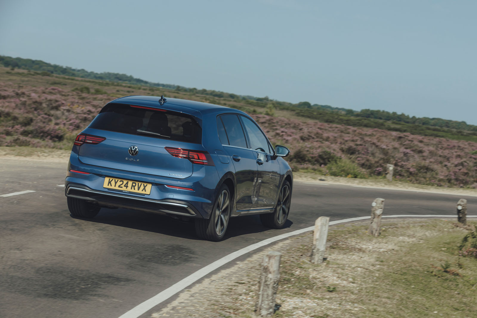 Volkswagen Golf eHybrid 2024 review rear corner 72