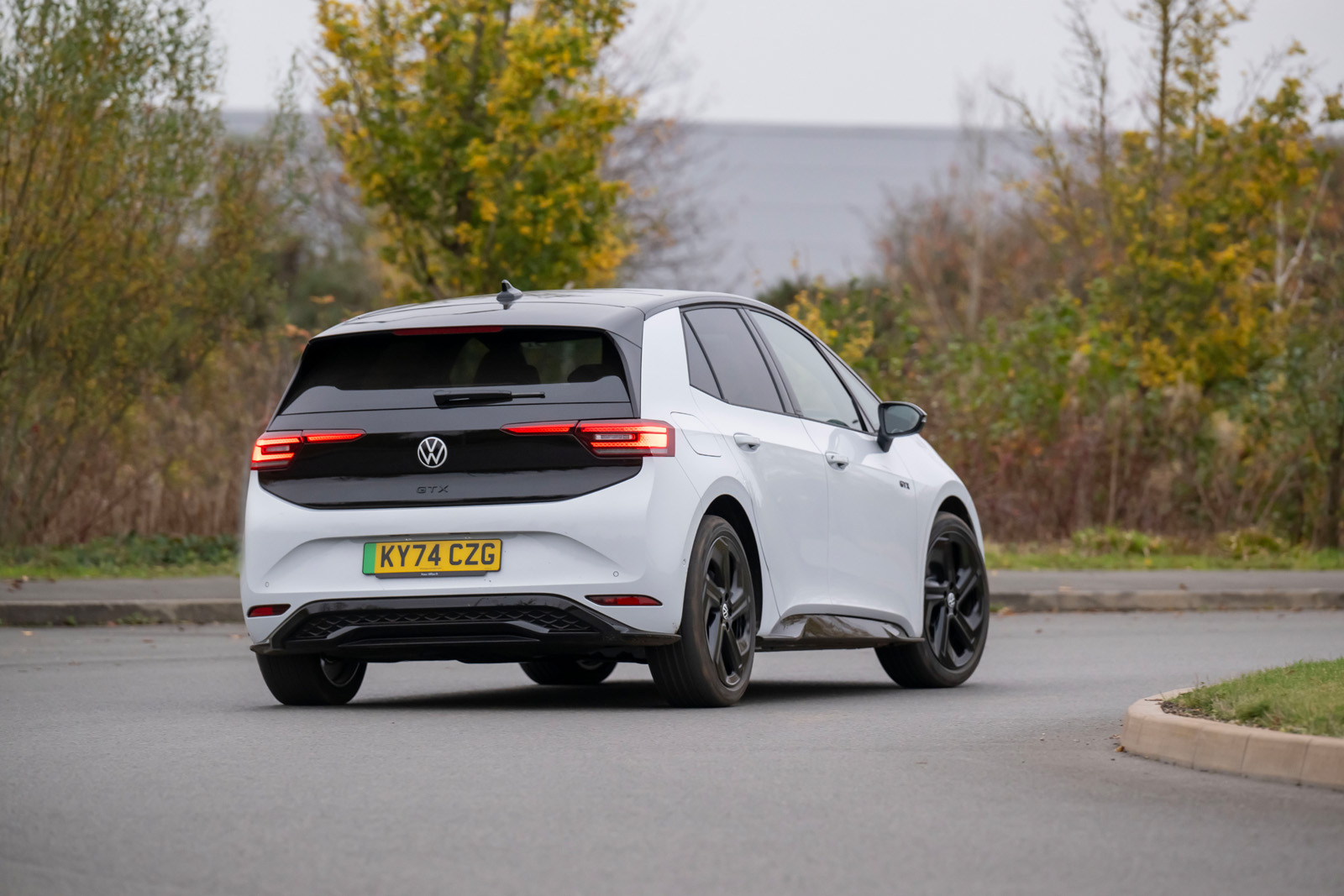 Volkswagen ID 3 GTX review   rear cornering